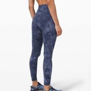lululemon athletica Blue Tie-Dye Leggings